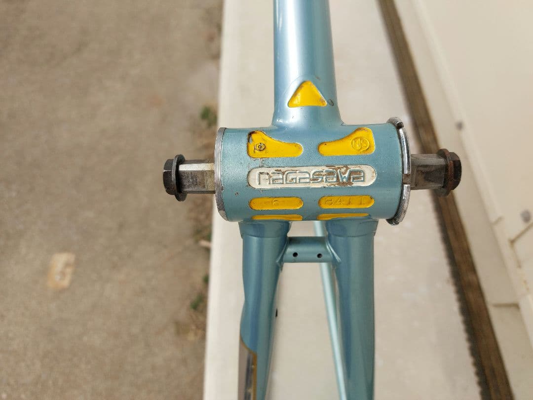Nagasawa 競輪ピストフレーム njs刻印入り