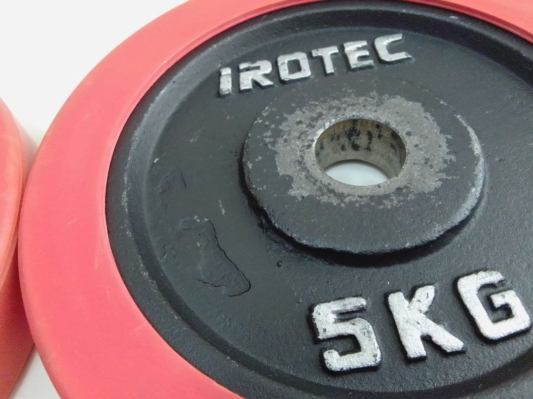 アイロテック iROTEC ラバー ダンベル 5kg×4 20kg 28mm ①