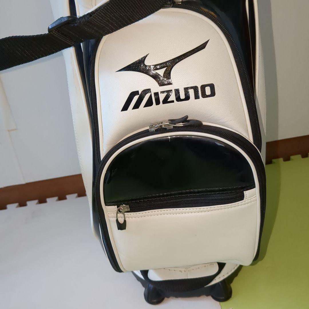 Mizuno キャディバッグ ホワイト/ブラック