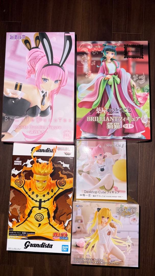 アニメキャラクターフィギュア セット