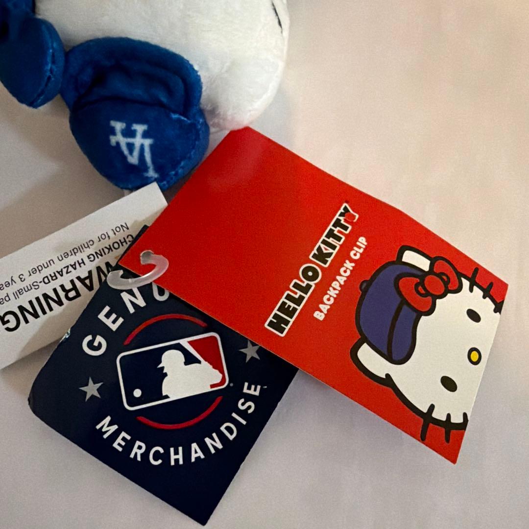 ハローキティ×ドジャース大谷翔平　マスコットキーホルダー MLB公式