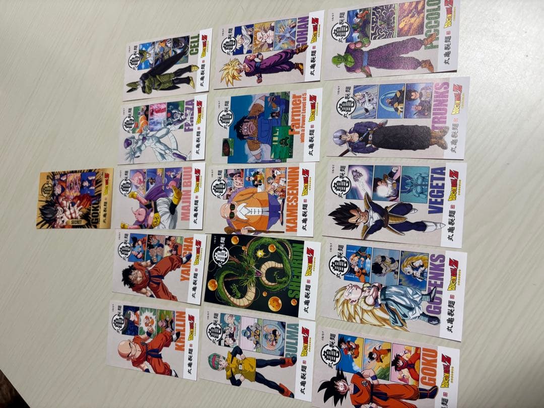 丸亀製麺 ドラゴンボール うどん札 第1弾、第2弾フルコンプセット