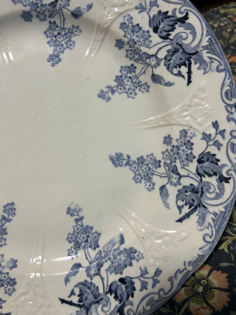 longwy ロンウィ フランスアンティーク レリーフ プレート