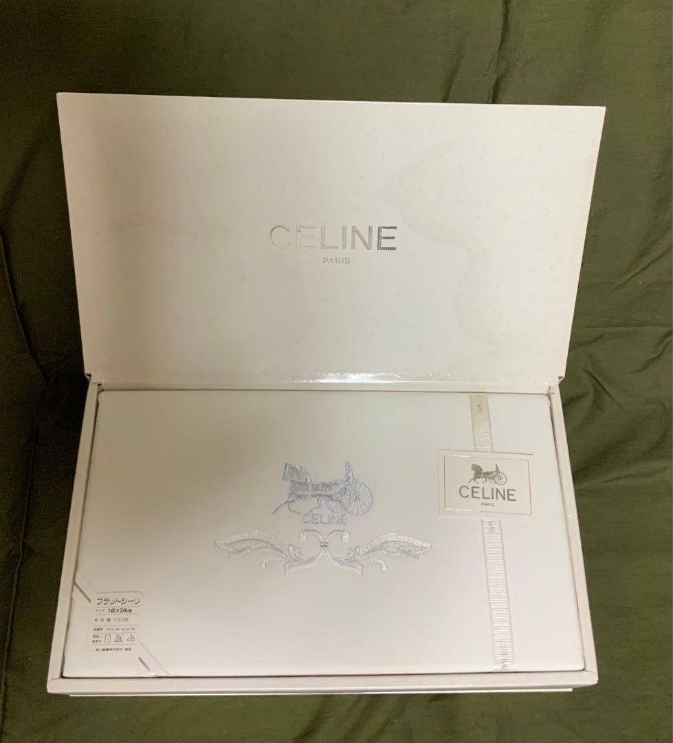 【未使用品】CELINE (セリーヌ) シーツ 東京西川製 サルキー