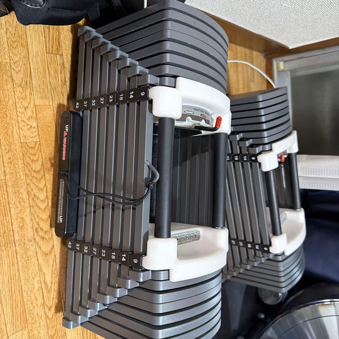 BARWING 可変式ダンベル 42kg×2セット_右