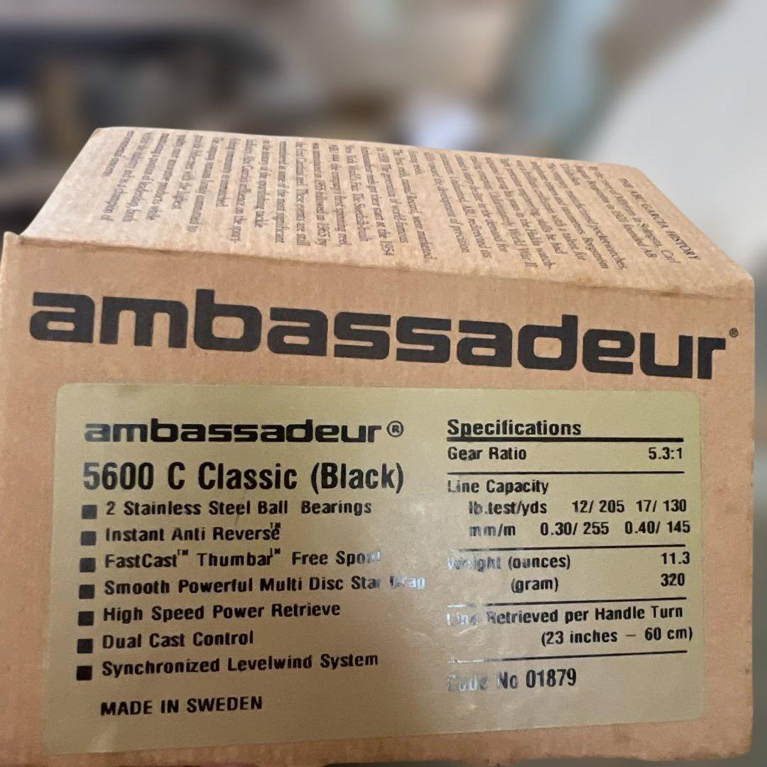 希少 ABU アンバサダー 5500C 831200 付属品あり　オールド