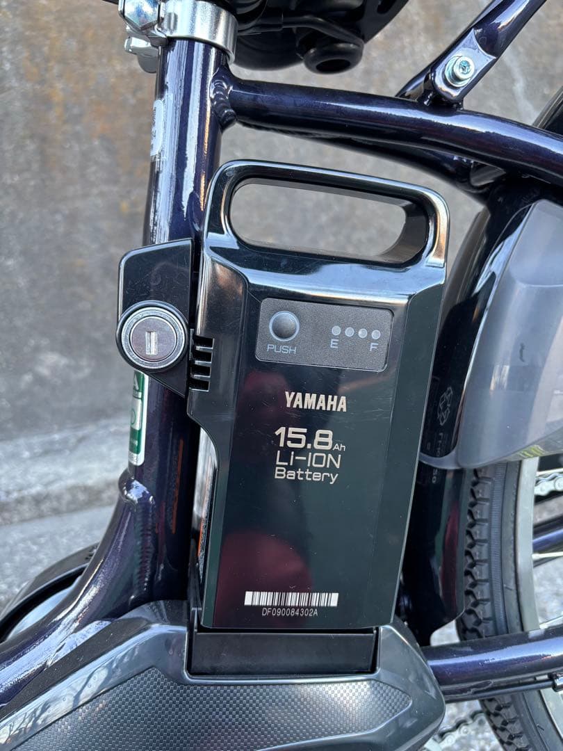 YAMAHA PAS WITH 電動アシスト自転車 15.8Ah 反射板&ミラー