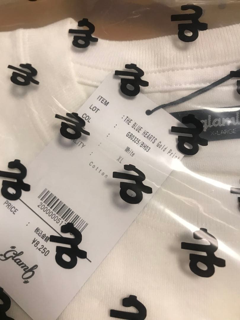 The Blue Hearts ホワイトTシャツ XL