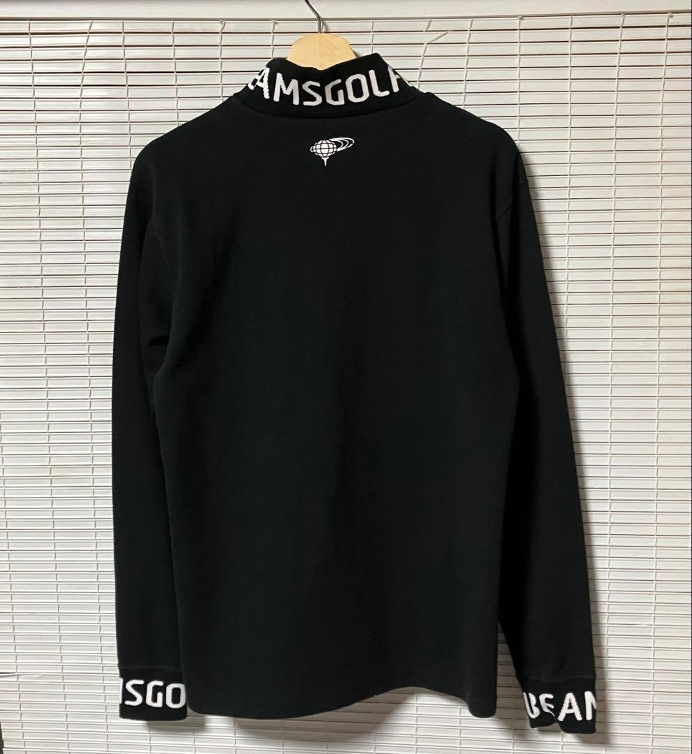 BEAMS GOLF ORANGE LABEL / リブロゴ モックネックシャツ