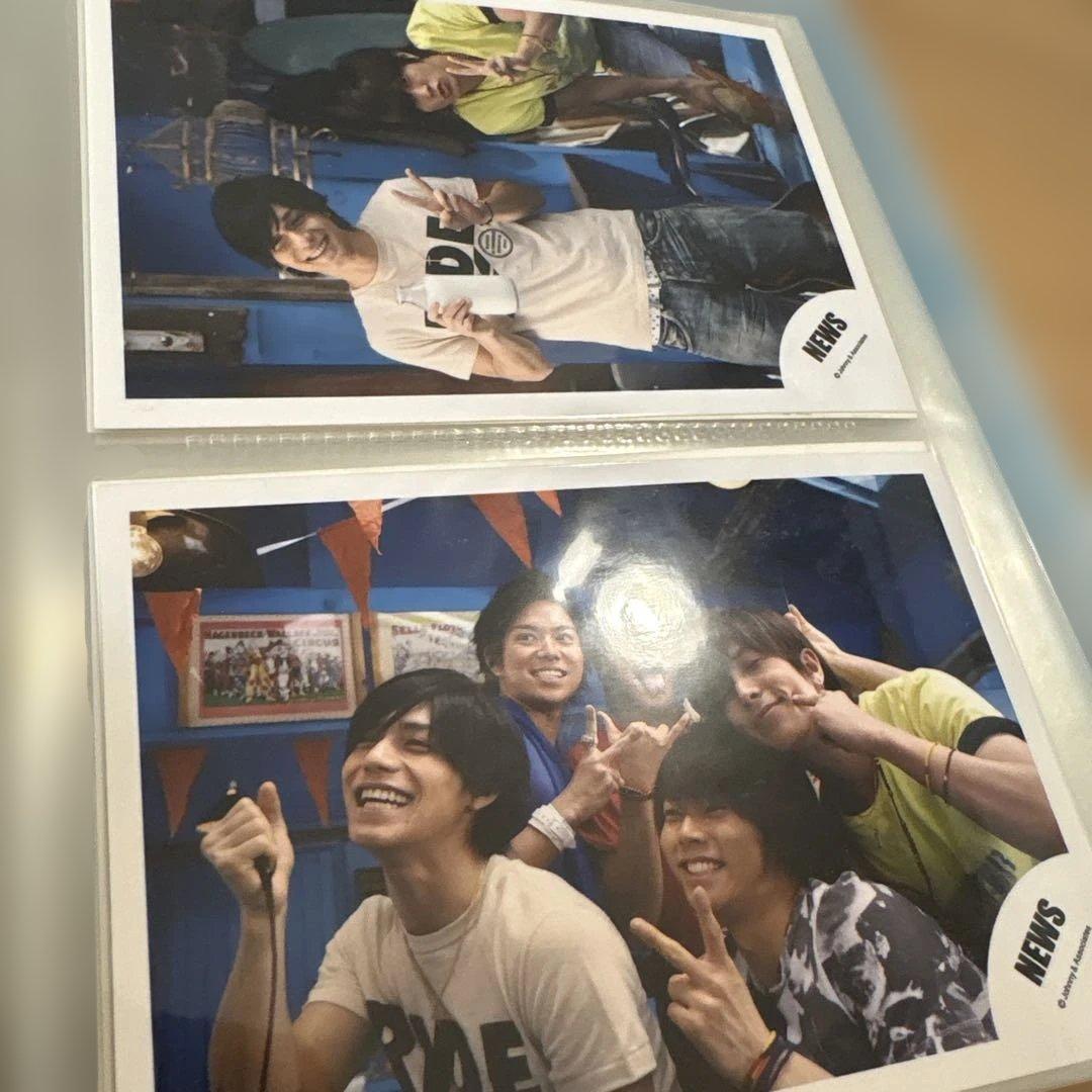 NEWS 貴重　公式写真　山下智久　錦戸亮　手越祐也