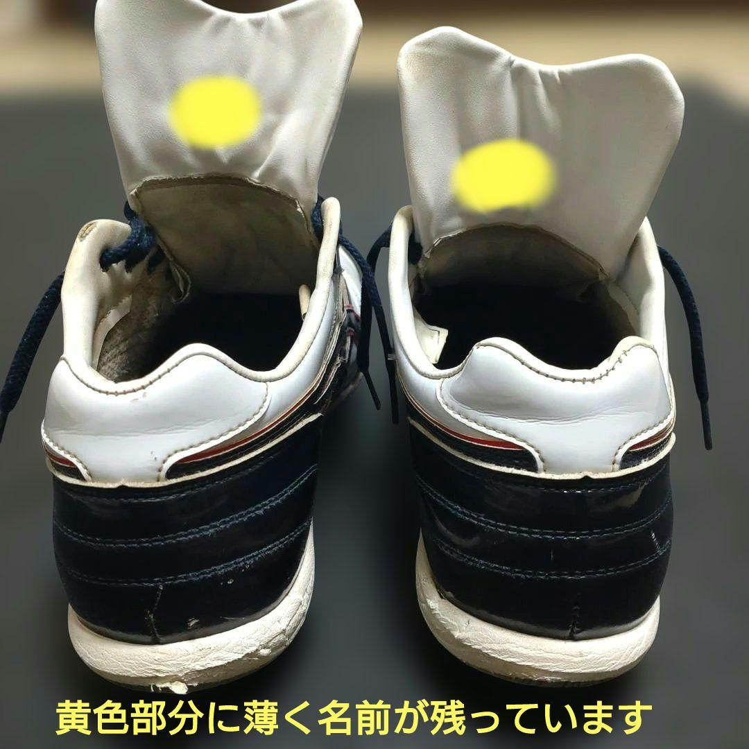 asicsオーダースパイク　野球スパイクシューズ ホワイト/ネイビー