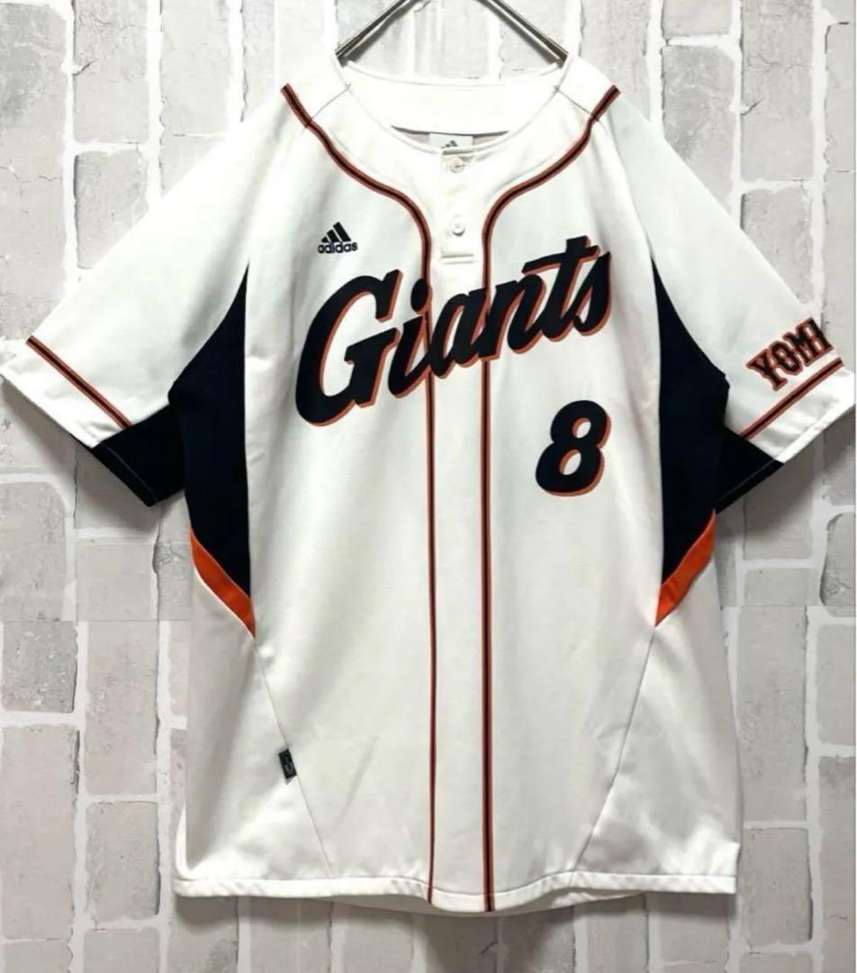 アディダス 谷佳知 半袖 ユニフォーム 読売ジャイアンツ 巨人 シャツ L