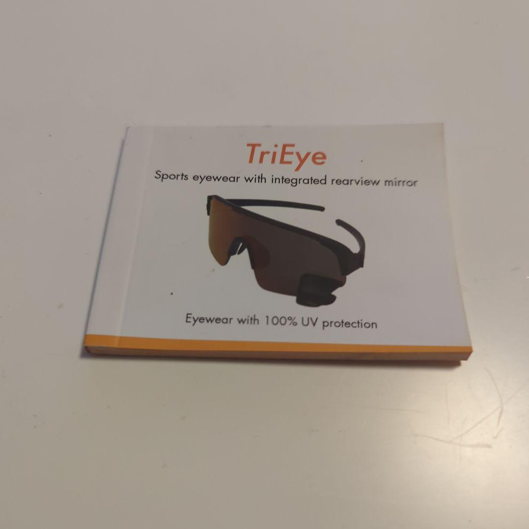 TriEye（トライアイ）スタンダード スモークレンズ リアミラー搭載サングラス