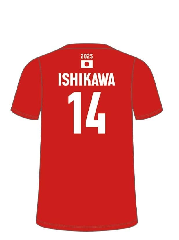 2025バレーボール男子日本代表応援Tシャツ 石川祐希 3XL
