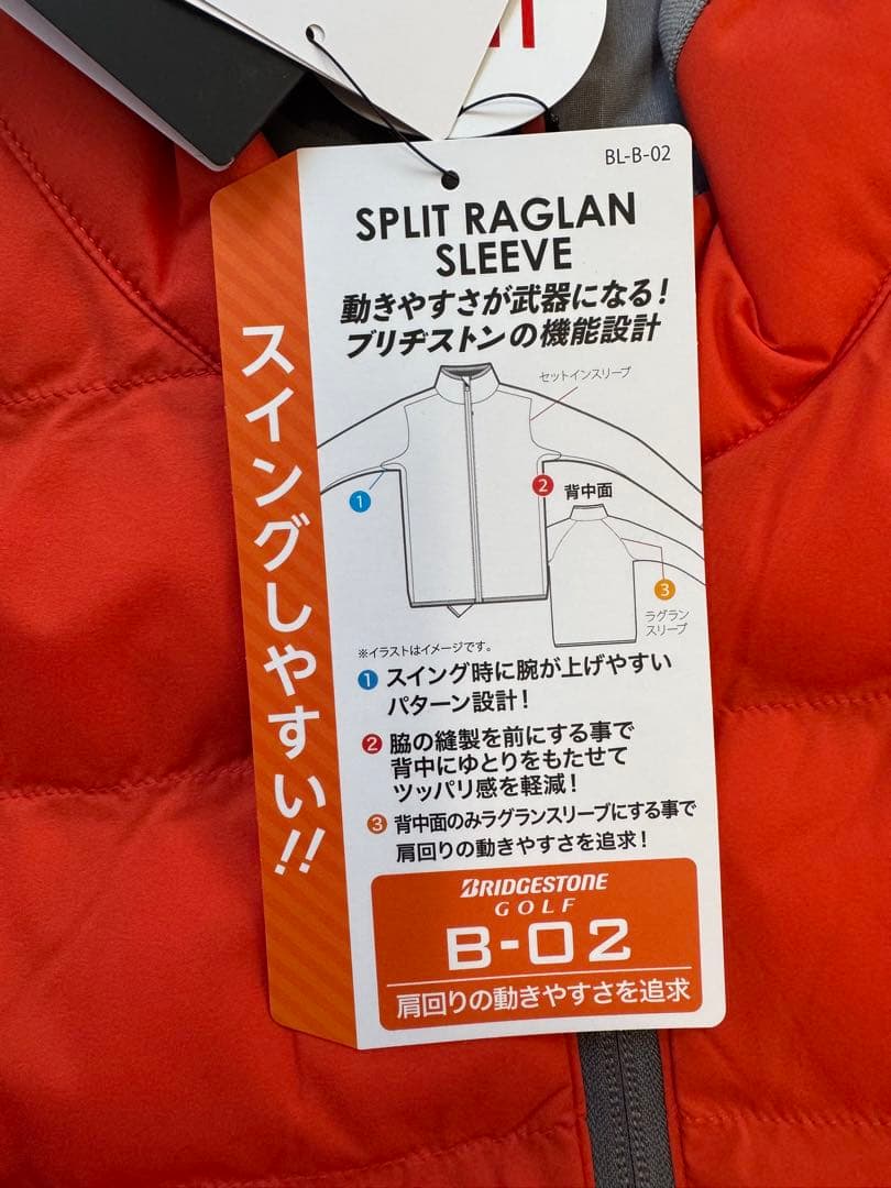 ゴルフウェア メンズ L 秋 冬 中綿ブルゾン ダウン ゴルフ用 ゴルフウエア