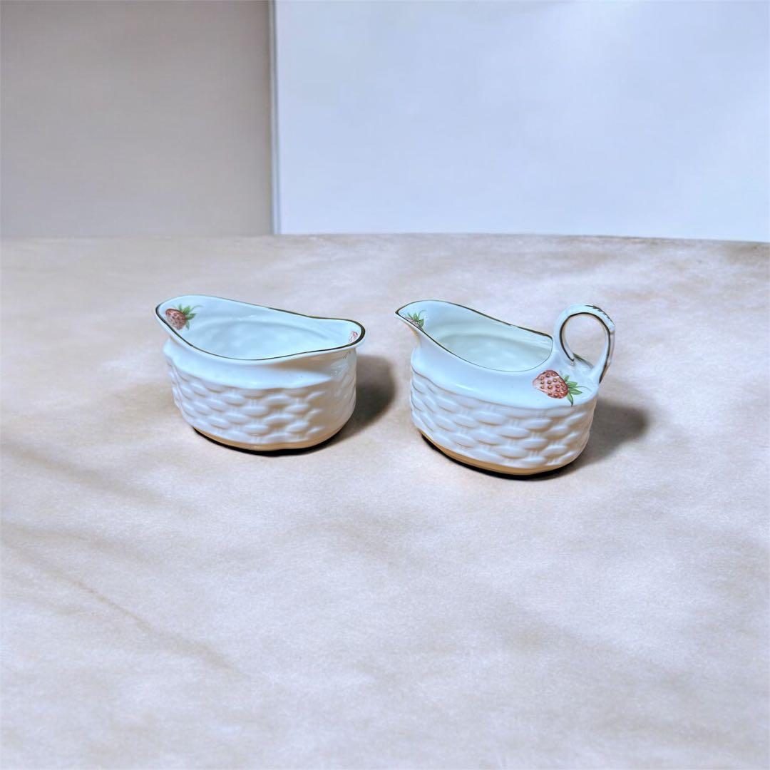 Coalport(コールポート) ストロベリーバスケット/イギリスアンティーク