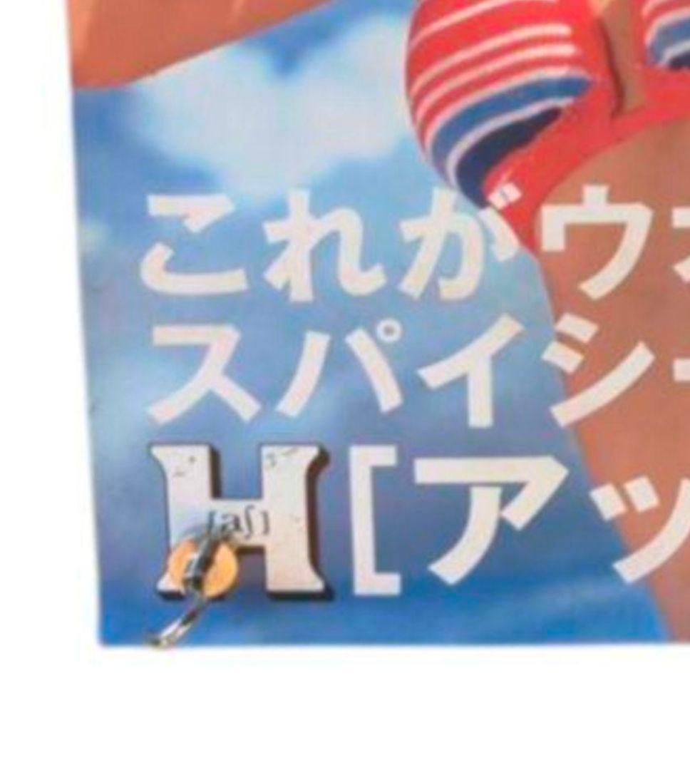 希少 釈由美子 サントリー ビキニ ポスター 【 非売品 】 ハイレグ 水着