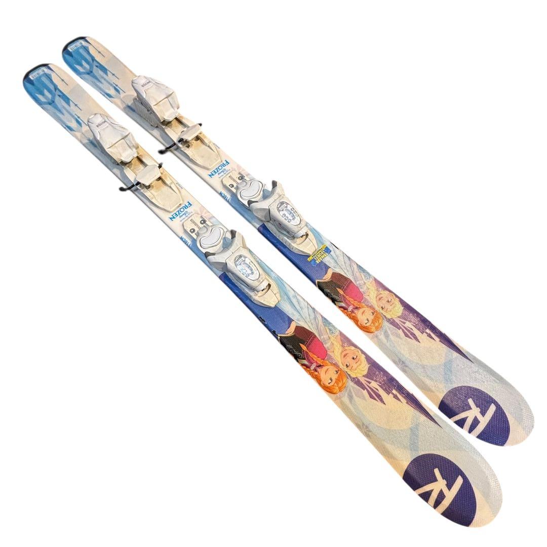 女の子　ジュニアスキーセット　ロシニョール　116cmアナ雪　21-21.5cm