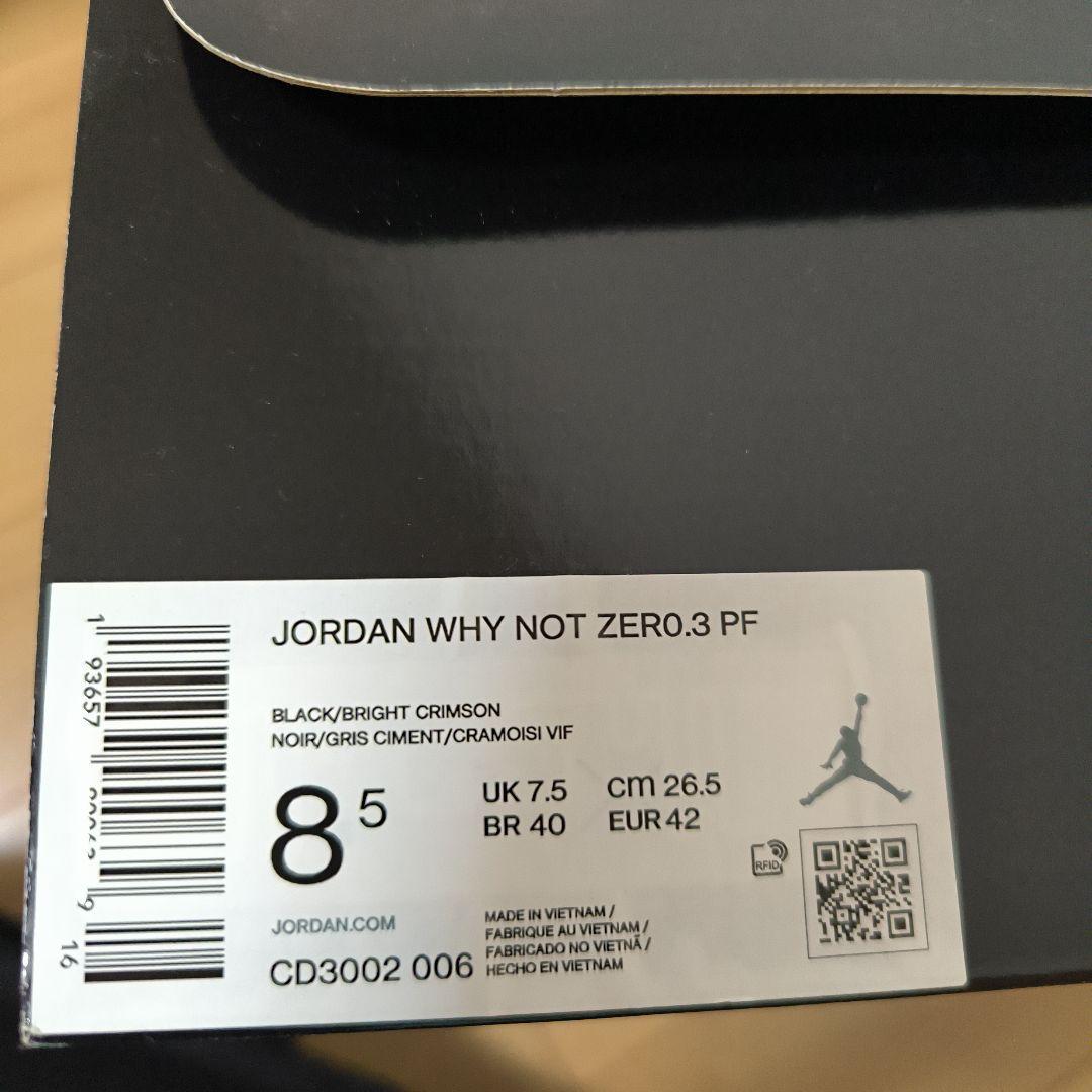 ジョーダン WHY NOT ZERO. 3 PF CD3002-006