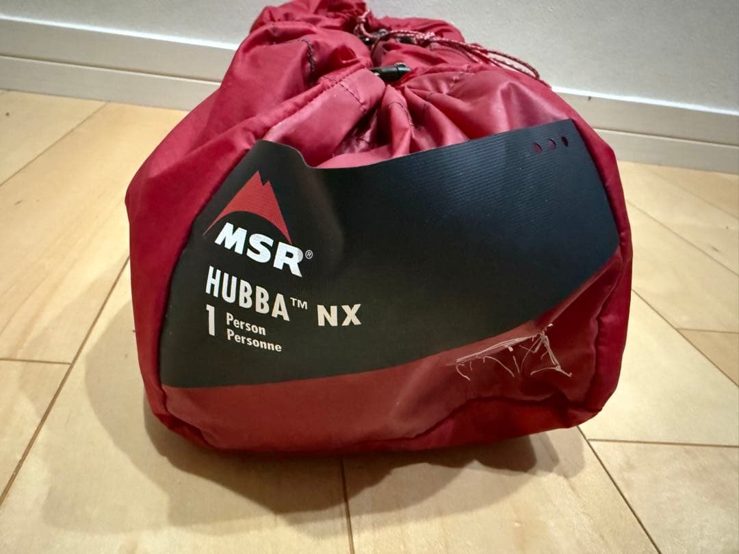 MSR Hubba NX ハバNX 1人用テント グレー ふたりソロキャンプ