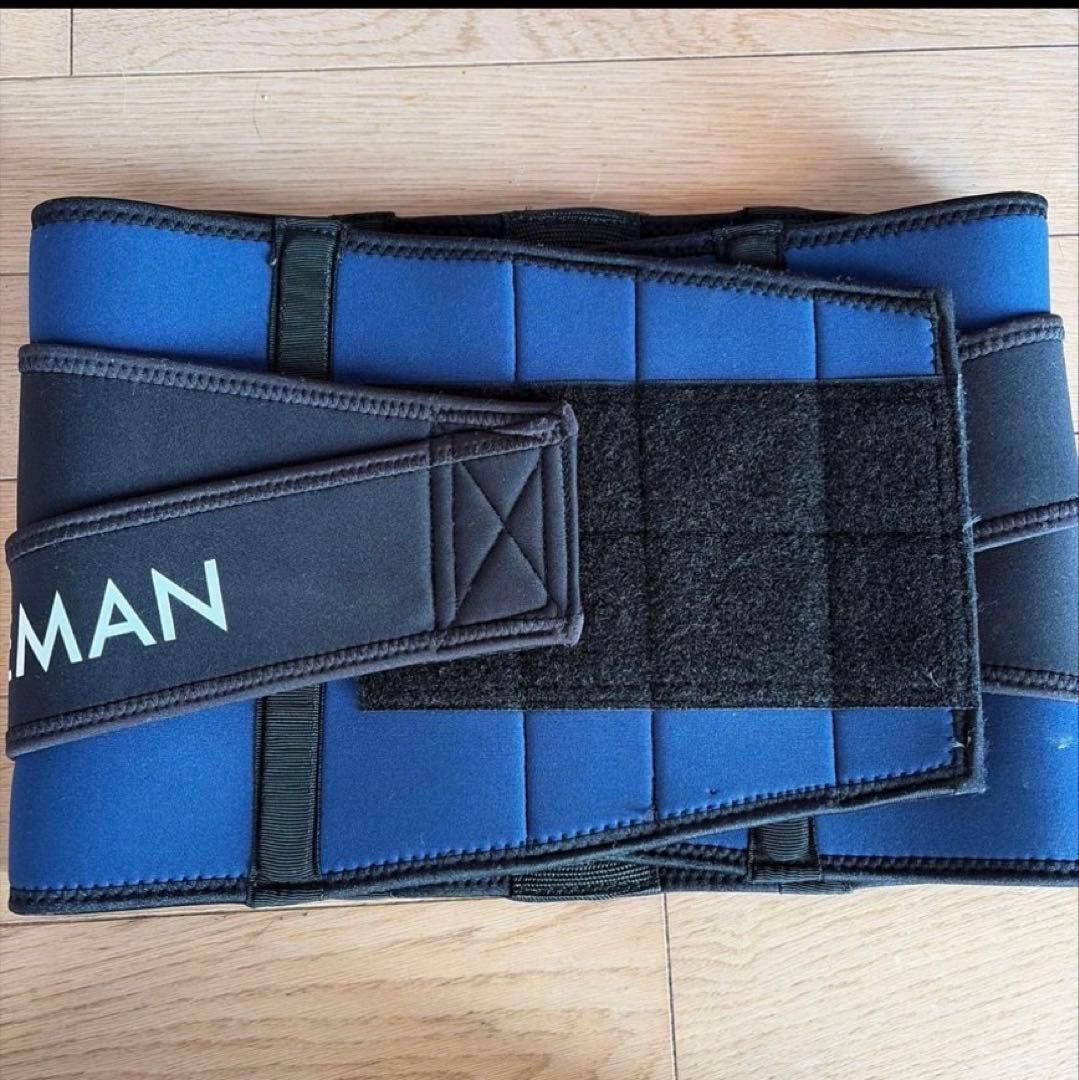 COREMAN コアマン 腰用サポーター 腰痛ベルト コルセット ブルー
