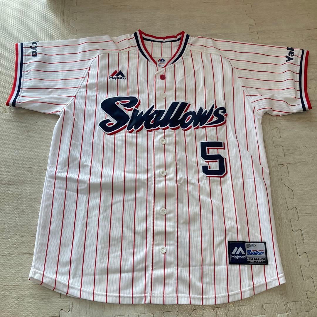 Majestic　東京ヤクルトスワローズ　川端慎吾　ユニフォーム　Mサイズ