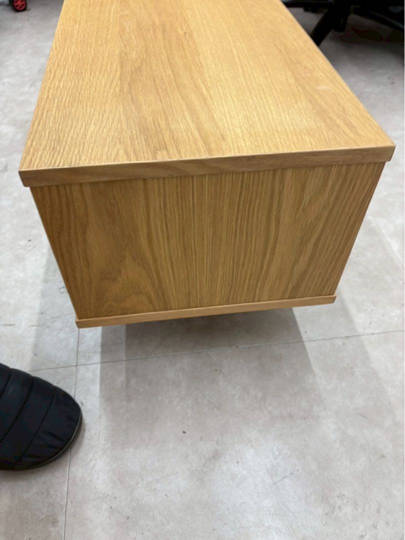 無印良品 オーク材AVラック薄型 150cm 美品