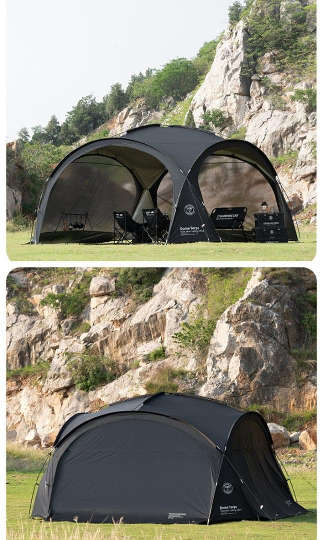 （本体*1）大型ドームテント UV加工 防水 キャンプ アウトドア 折りたたみ