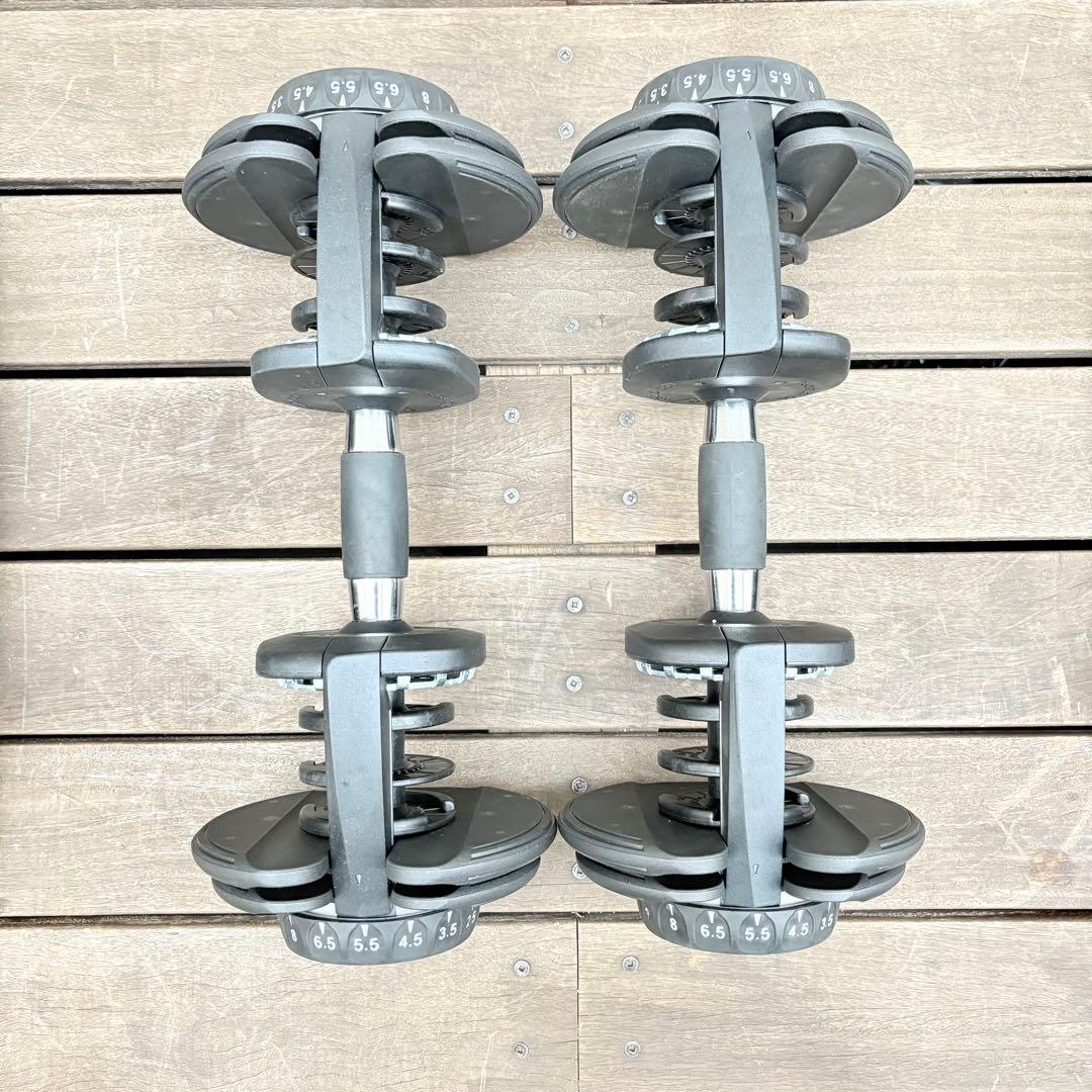MOJEER ダイヤル式可変式ダンベル24Kg 2.5Kg〜24Kg 2個セット