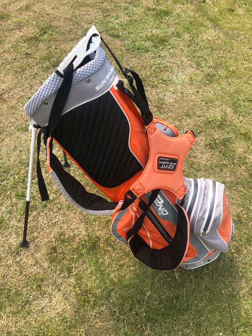 SUN MOUNTAIN H2NO オレンジ スタンドバッグ