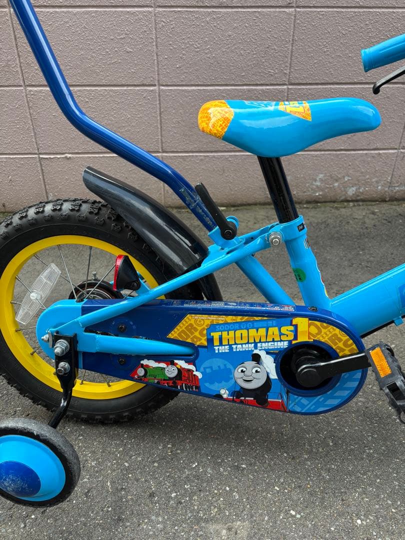 トーマス 子供用自転車 補助輪付き（12/14インチ）