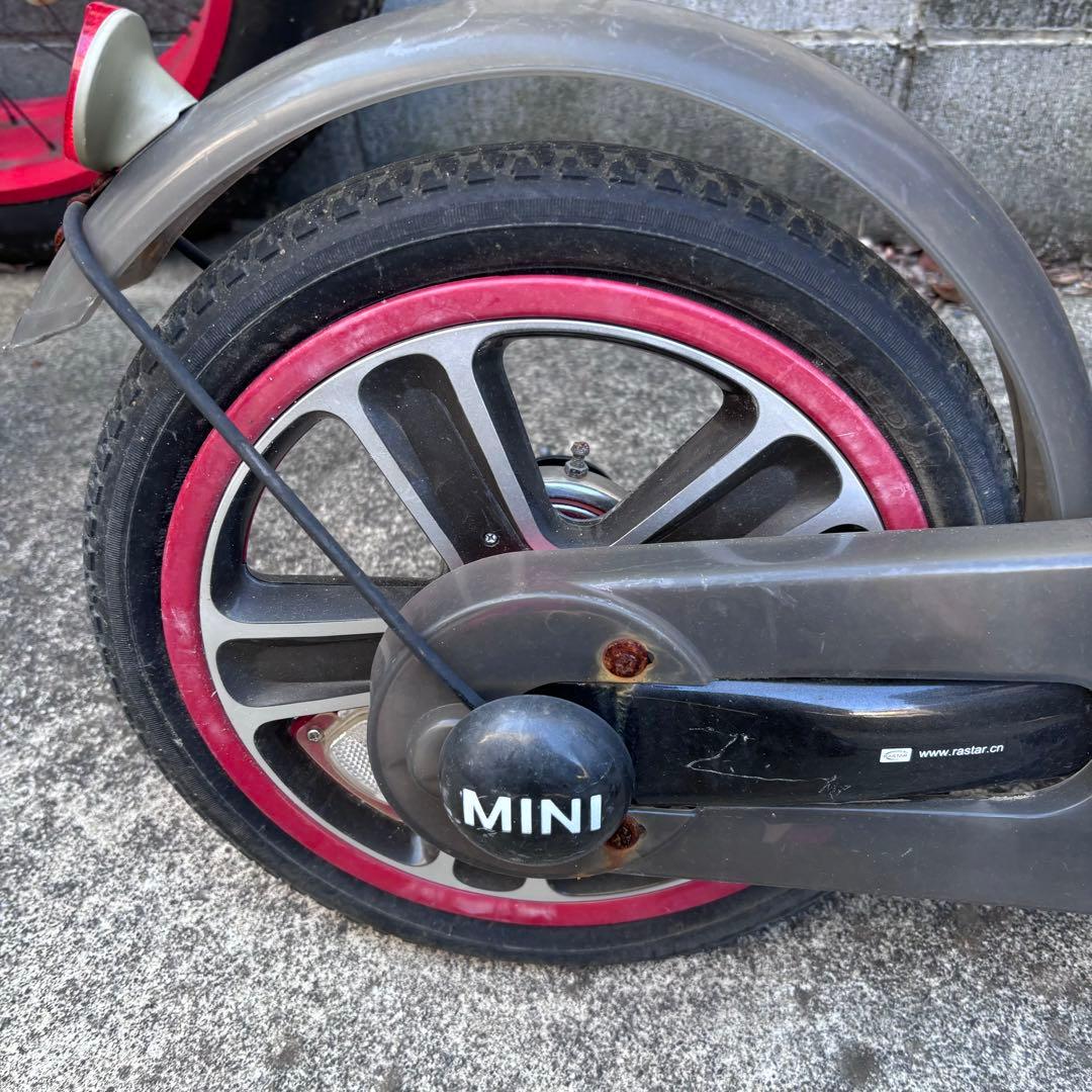MINI 幼児用自転車 黒/赤　14インチ