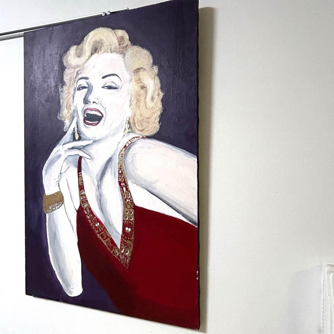 マリリン・モンロー ポップアート 絵画 アクリル