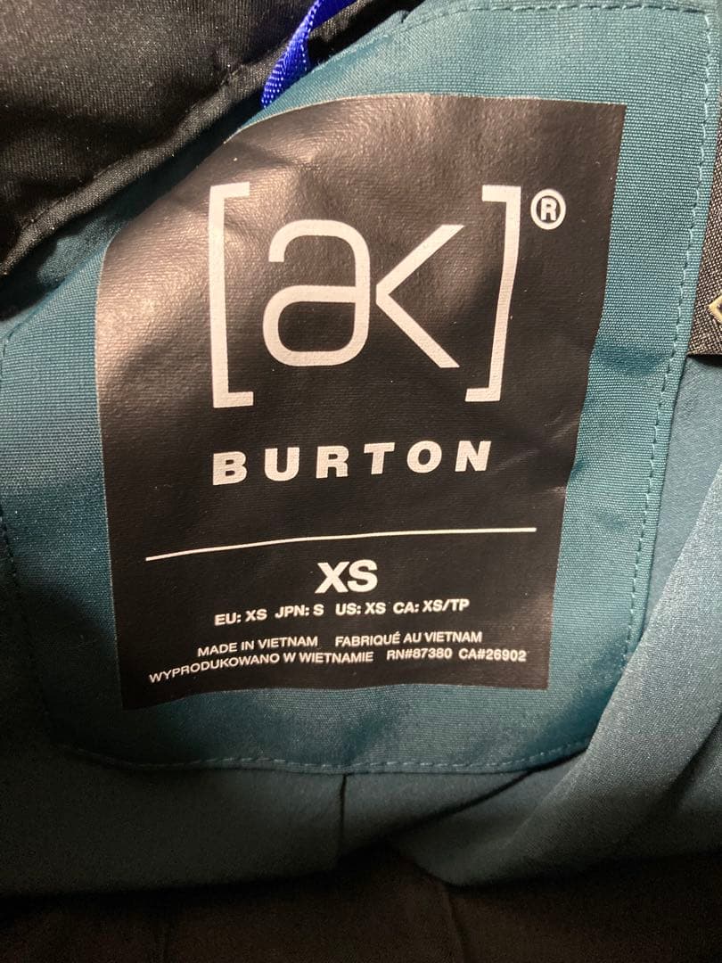 BURTON バートン AK GORE SUMMIT PT Sサイズ 新品　送込