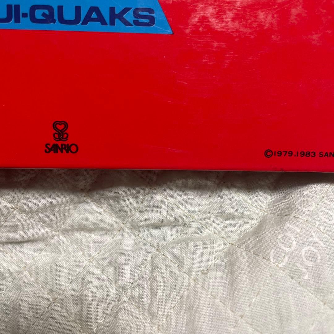 昭和レトロ　サンリオ　QUI-QUAKS サイン帳　クイックワックス　メモ　レア