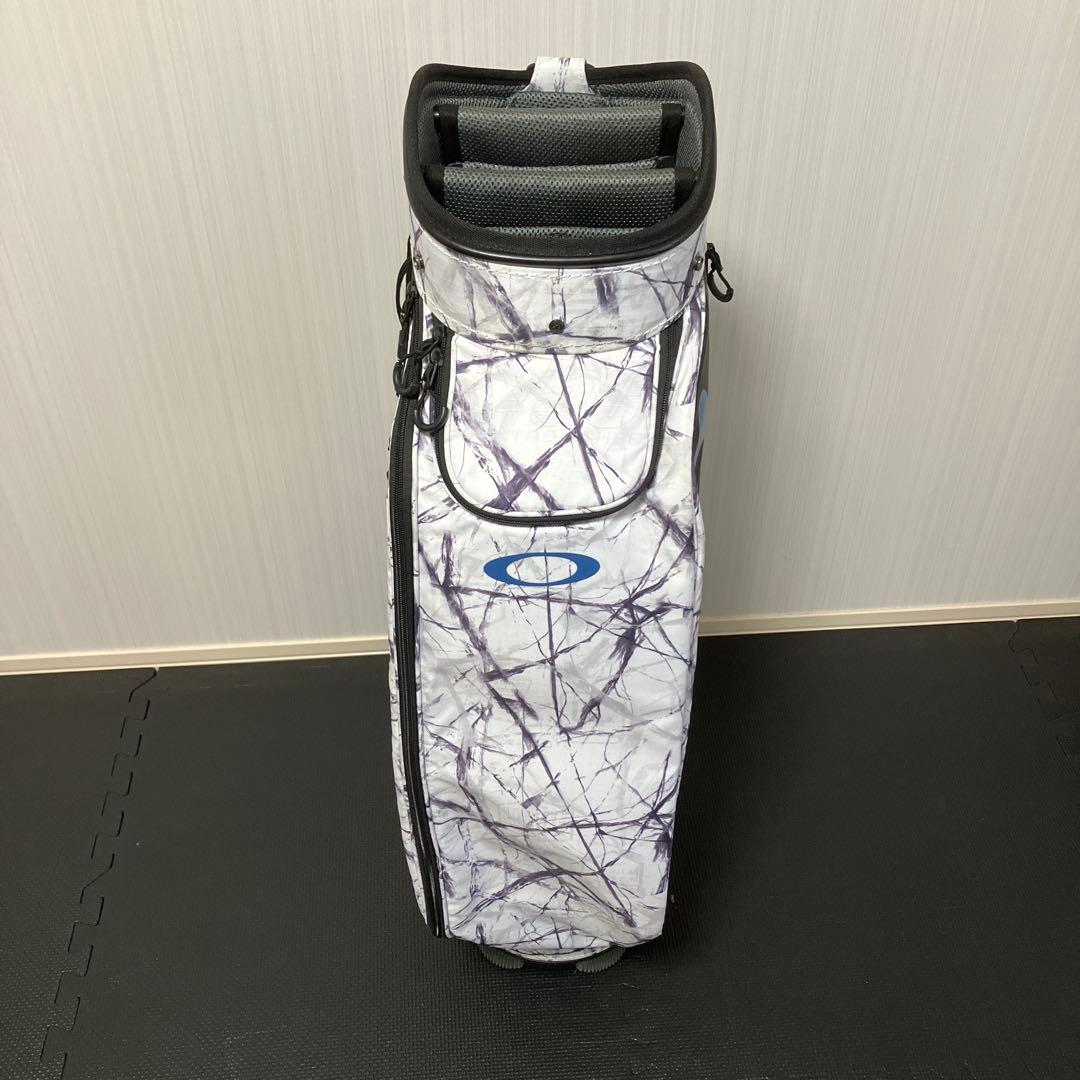 オークリー キャディバッグ 9.5型 6分割 WHITE STORM PRINT