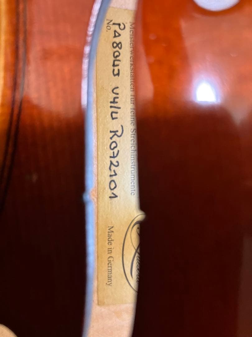 ドイツ4/4バイオリンRoderich Paesold No804J 上位モデル