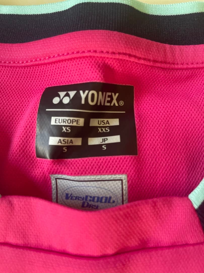 YONEX バドミントンウェア Sサイズ ピンク　ユニ