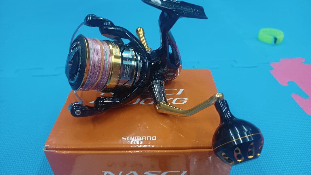 シマノ 16 ナスキー 4000XG　ゴメスサスハンドルノブ付