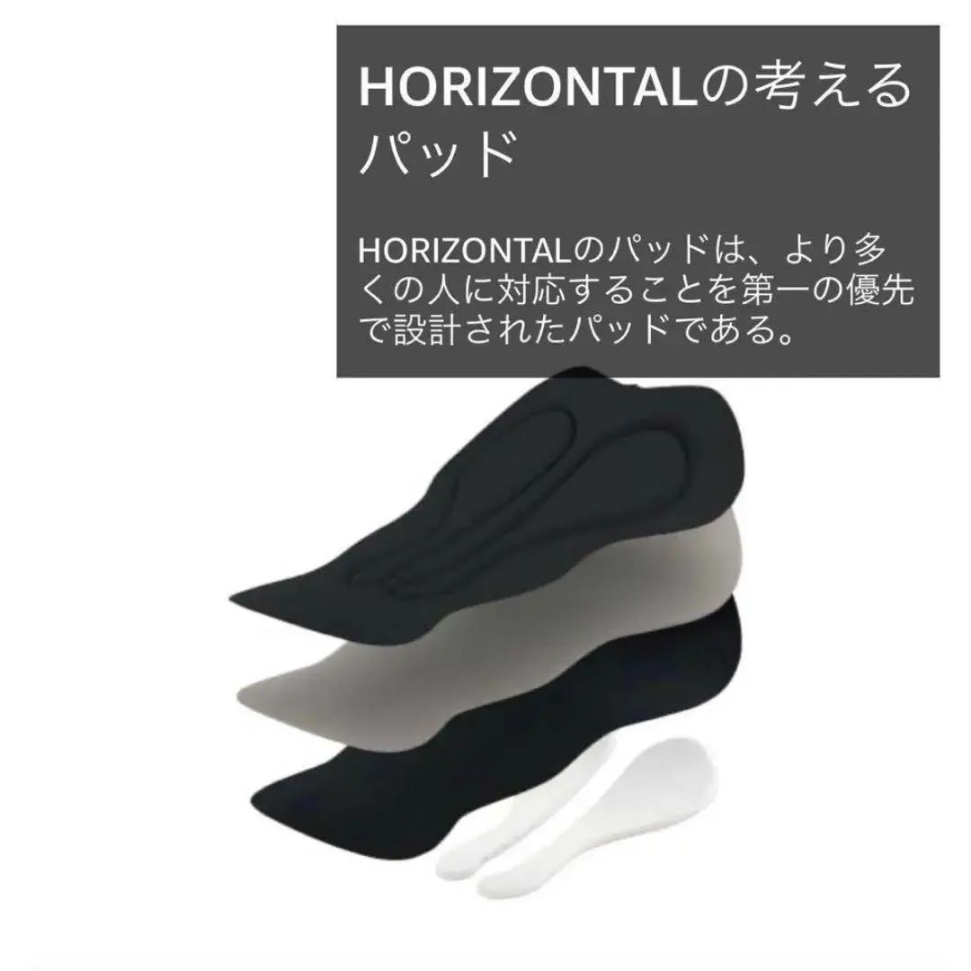 HORIZONTAL ビブタイツ XL ブラック