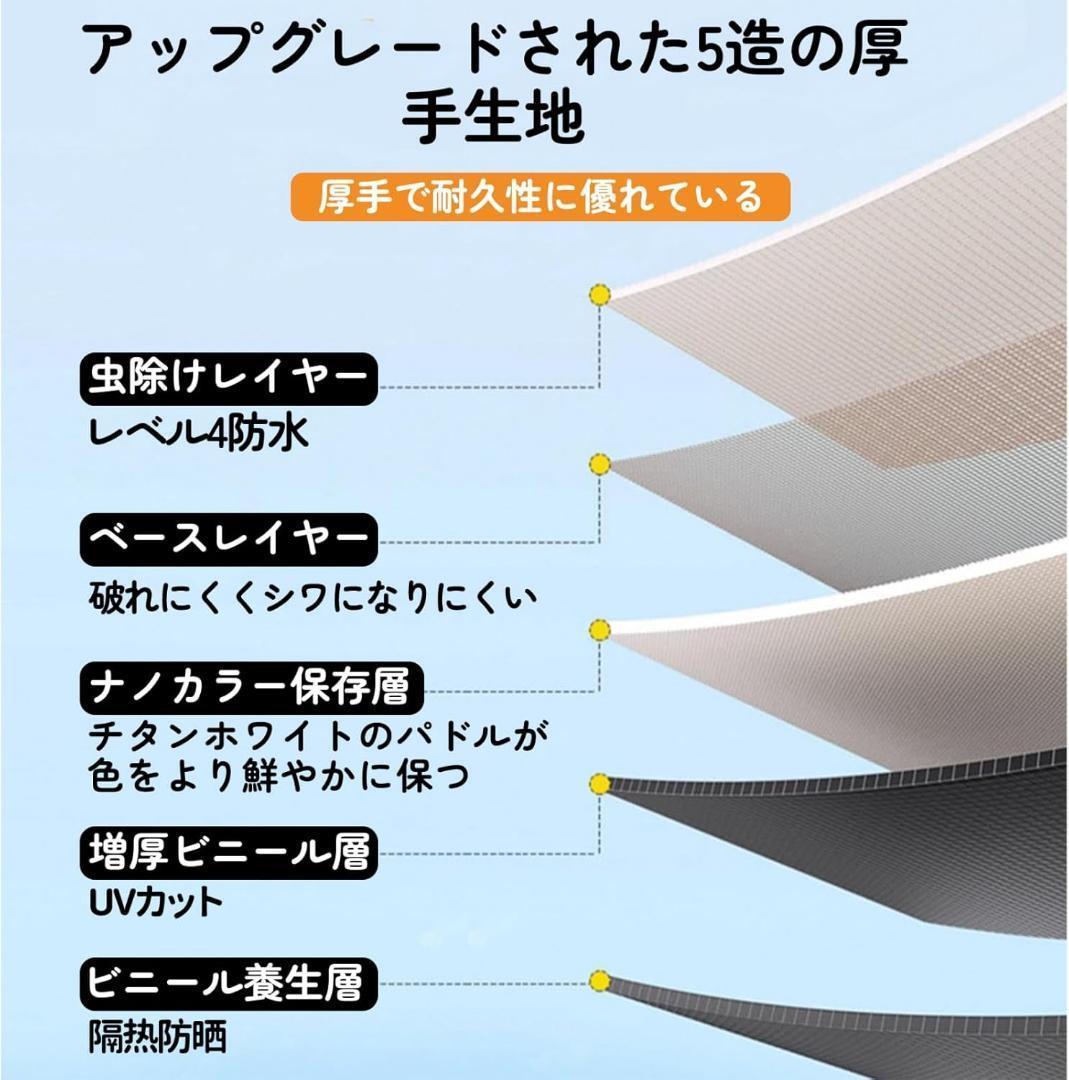 ✨3m×3.3m✨ヘキサタープ タープテント 大型防水 キャンプ 2〜3人用