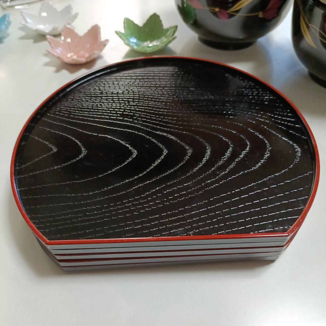 合成漆器　結びどんぶり揃　華