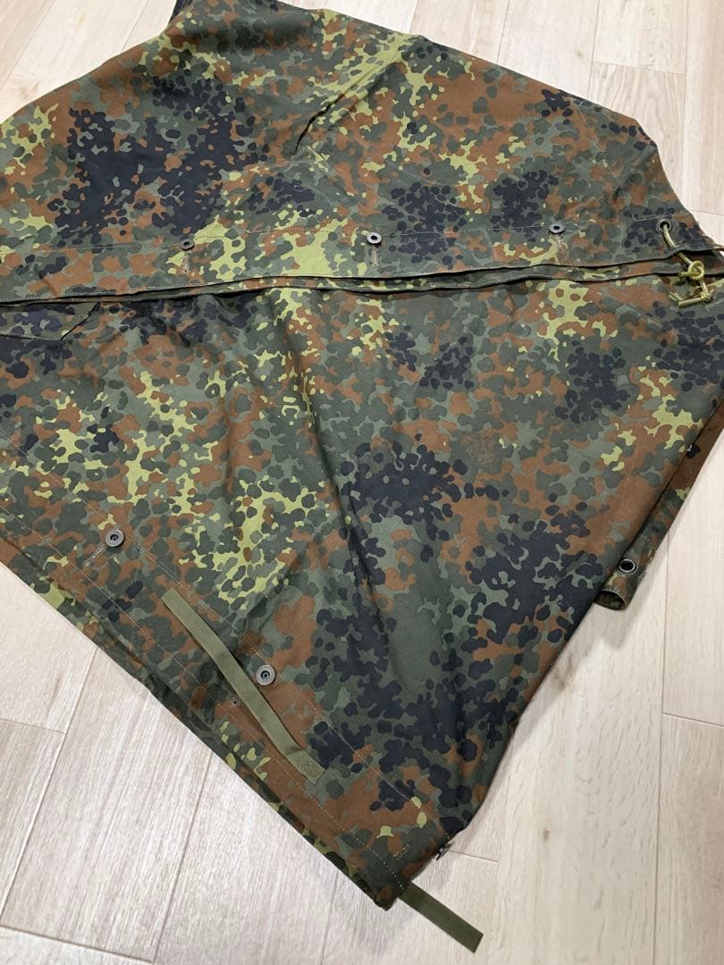 ドイツ軍　パップテント　軍幕　フレクターカモ　2枚セット　1枚デッドストック