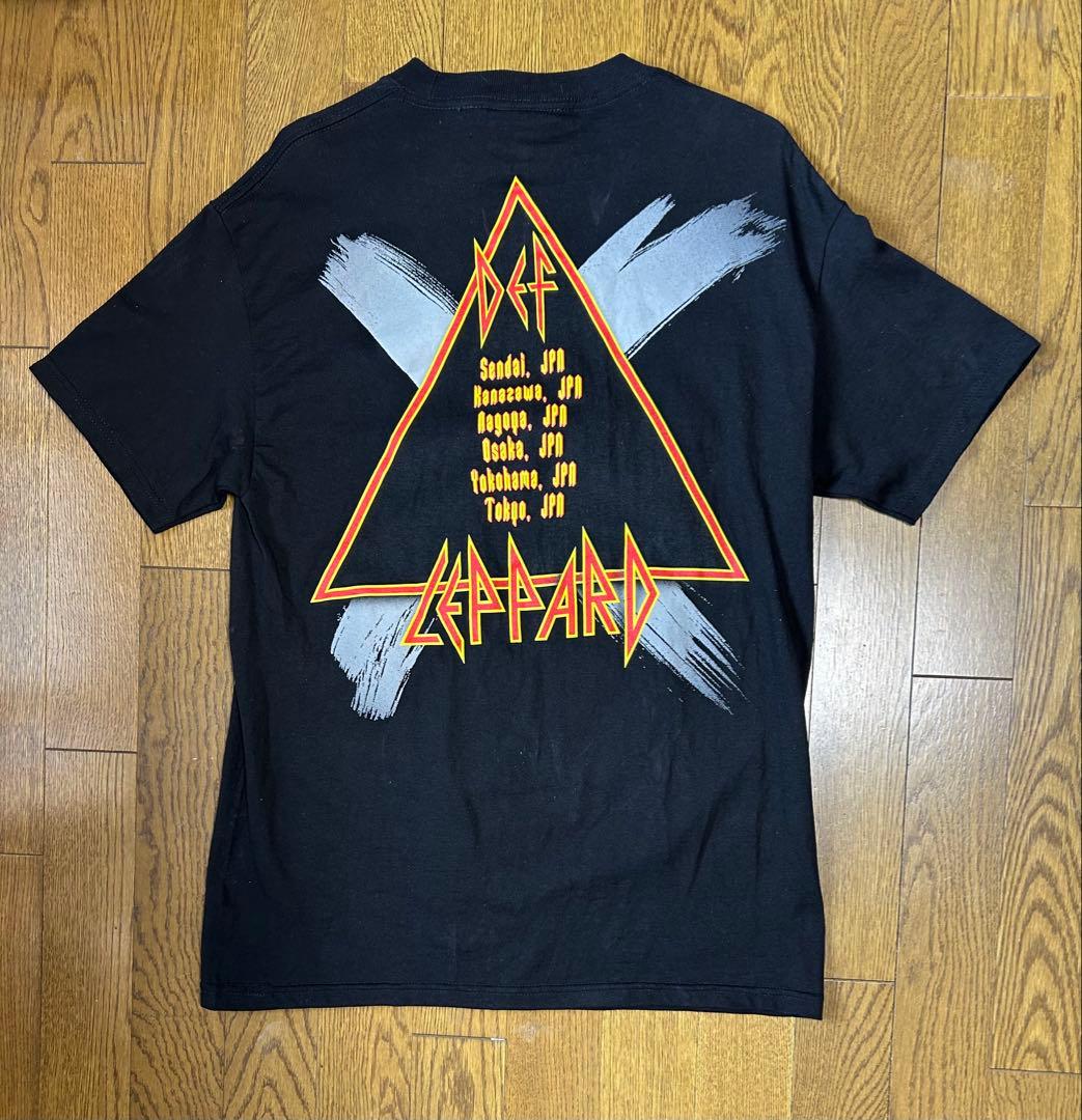 Def Leppard 日本ツアー 2002Tシャツ Mサイズ