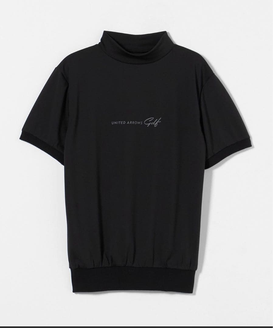 UNITED ARROWS Golf メンズ スムース モックネック シャツ