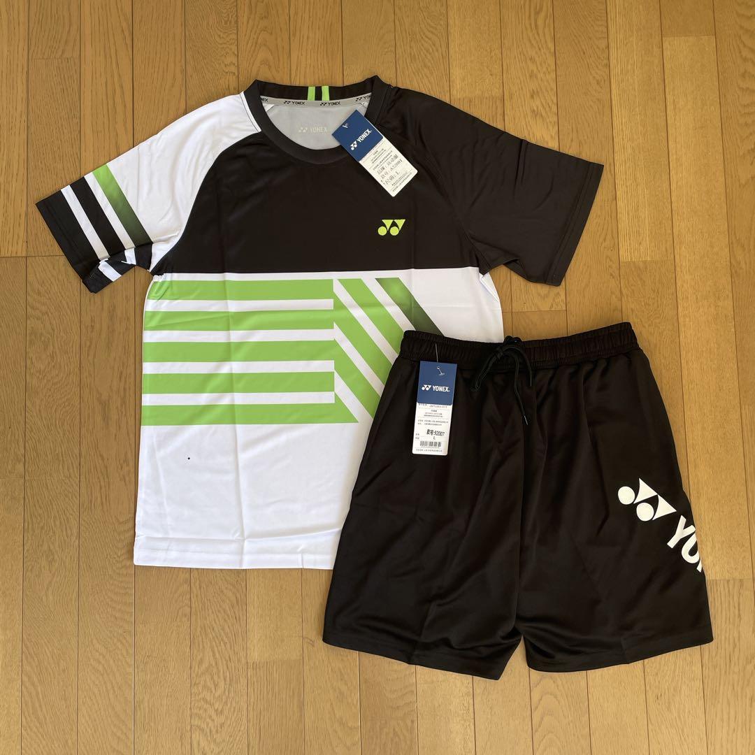 国内未発売YONEX TAIWANテニス＆バド　ゲームウェア　上下セット新品　L