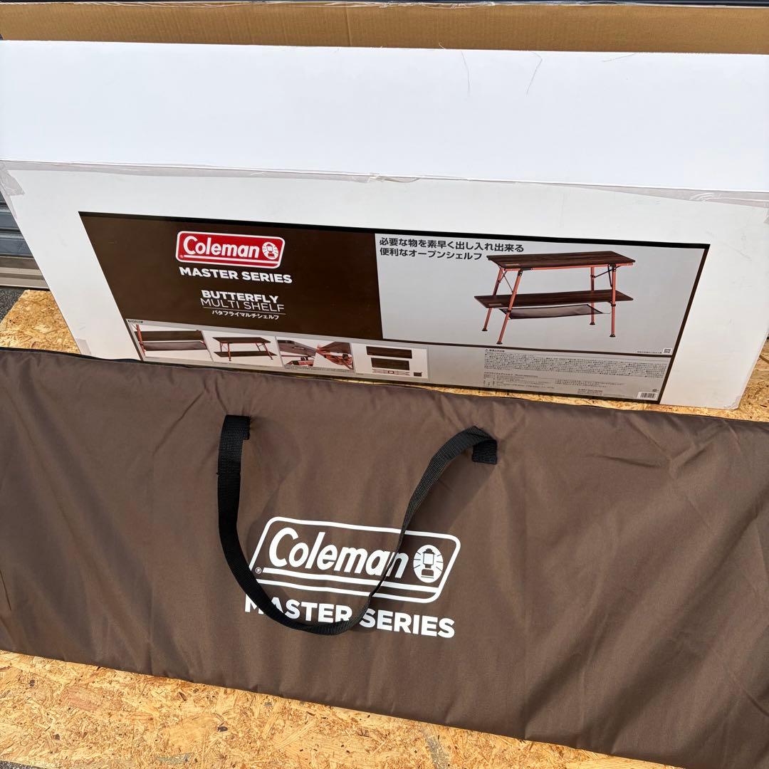 【新品未使用】Coleman バタフライマルチシェルフ 2段