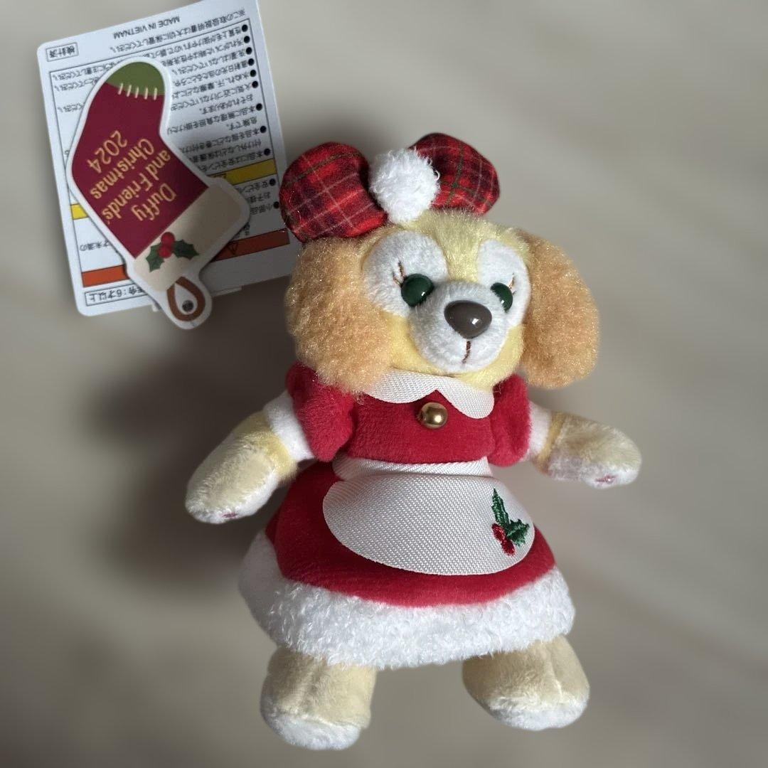 ダッフィークリスマス2024ぬいぐるみバッジセット