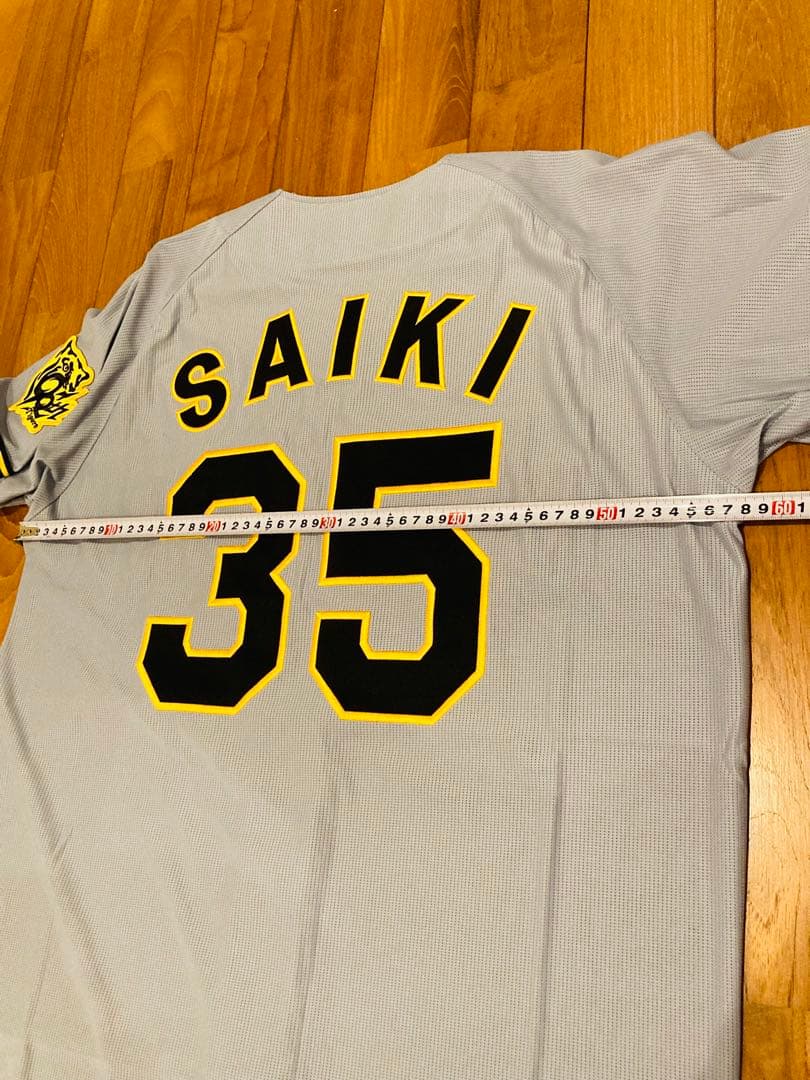 阪神タイガース 才木　35番 2025年　ビジター　ユニフォーム L 才木浩人