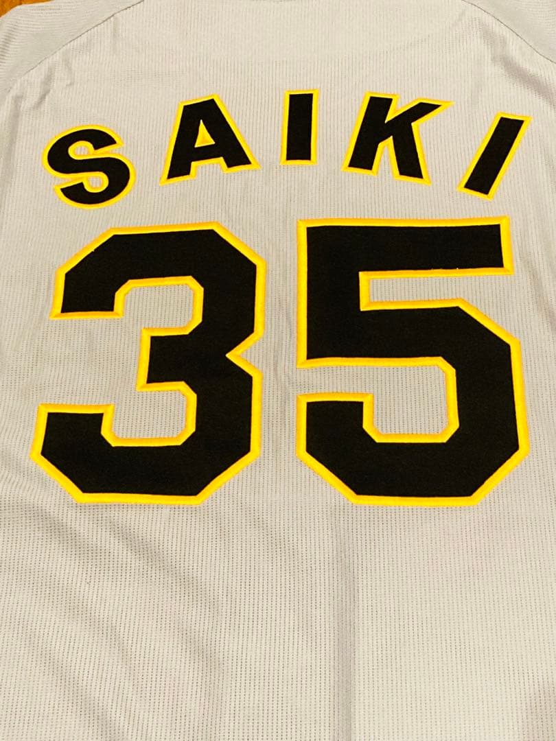 阪神タイガース 才木　35番 2025年　ビジター　ユニフォーム L 才木浩人